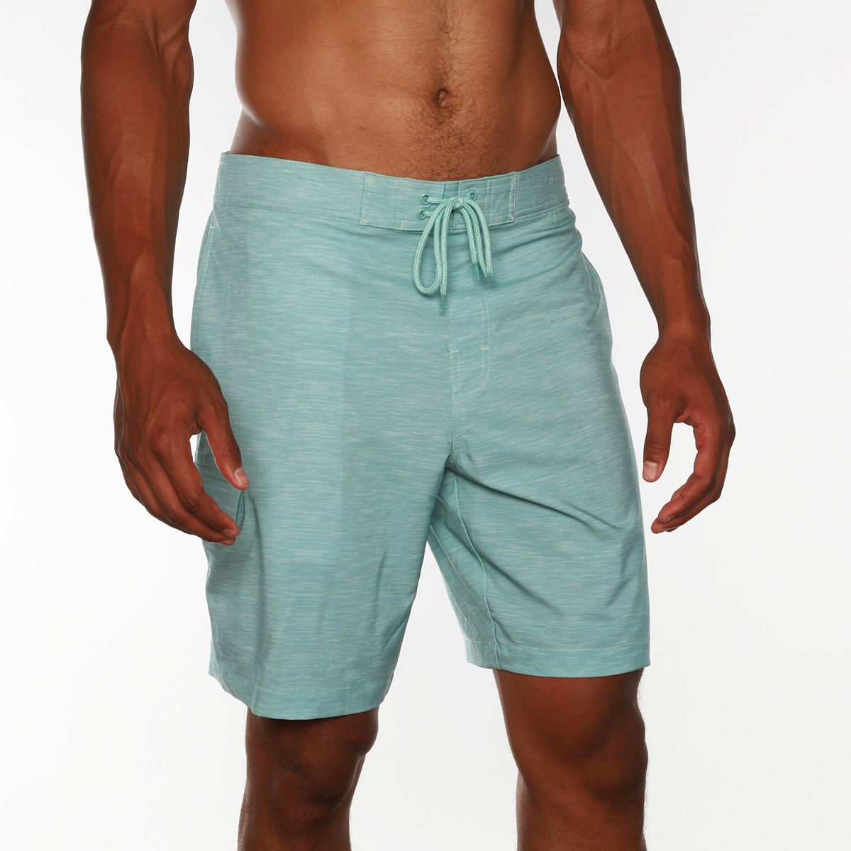 Turquoise Cover-Up Board Shorts