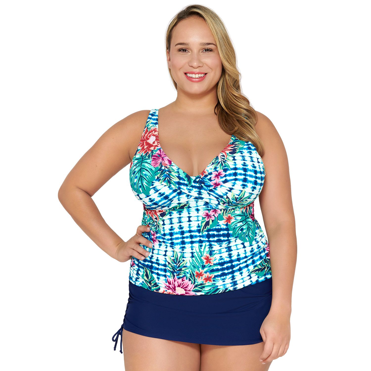kohls womens tankini tops