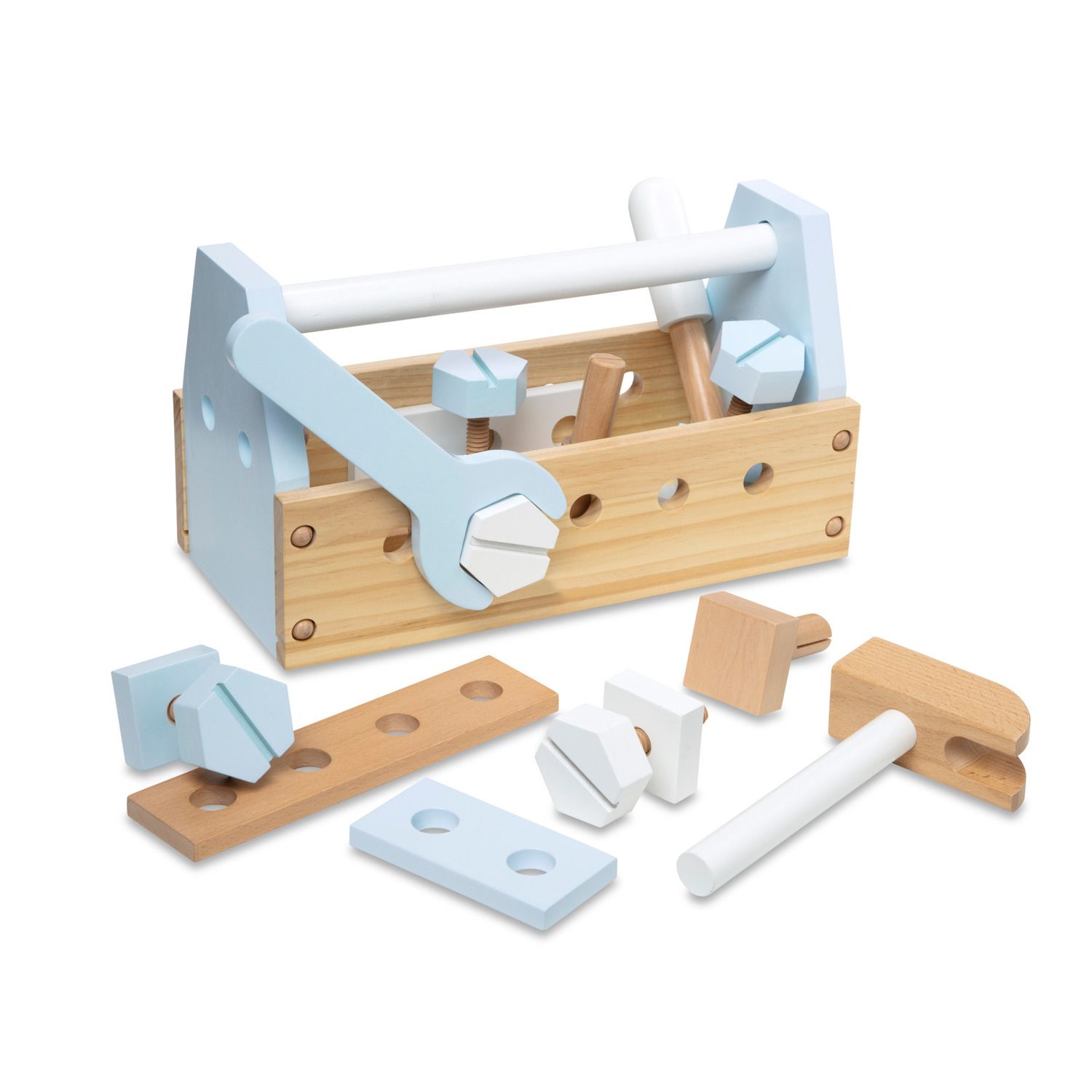 wooden tool kit toy