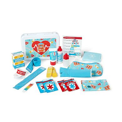 Melissa & Doug Get Well First Aid Kit Play Set with 25 Toy Pieces