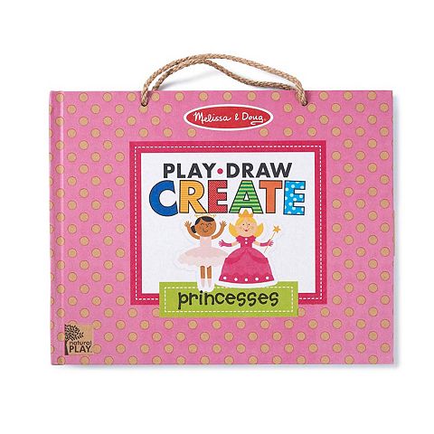 Детские игрушки Melissa & Doug Natural Play: Play, Draw, Create Reusable Drawing & Magnet Kit - Princesses