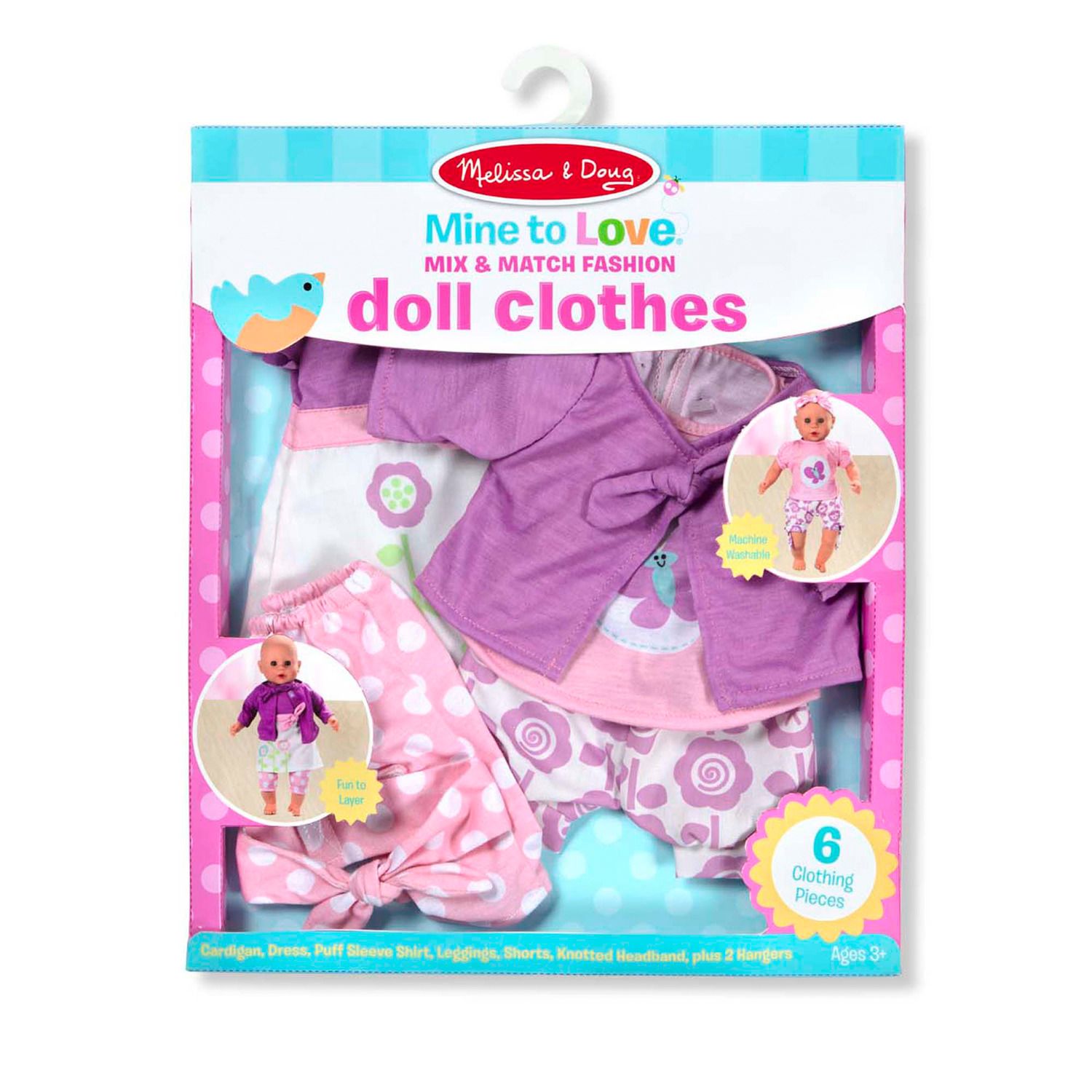 melissa and doug 12 inch doll clothes