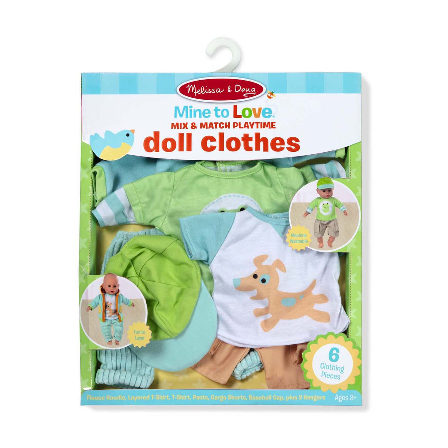 melissa and doug baby doll clothes