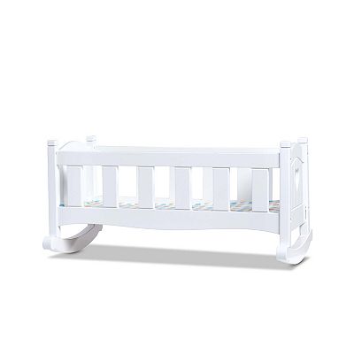 Melissa Doug Mine to Love Wooden Play Cradle for Dolls, Stuffed