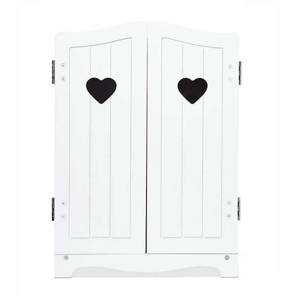 Product titletavish single door wardrobe armoire closet with hang. melissa doug mine to love wooden play armoire closet for dolls stuffed animals white