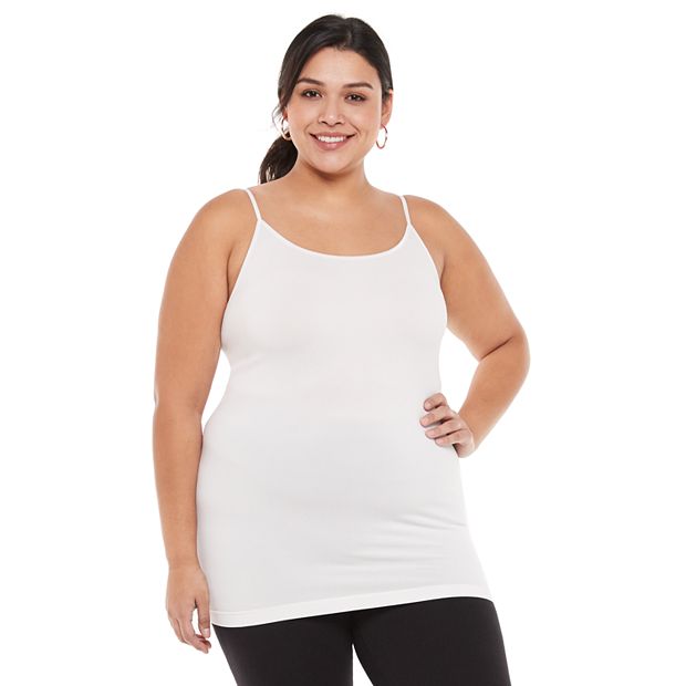 Juniors' Plus Size SO® Seamless Cami Bodysuit