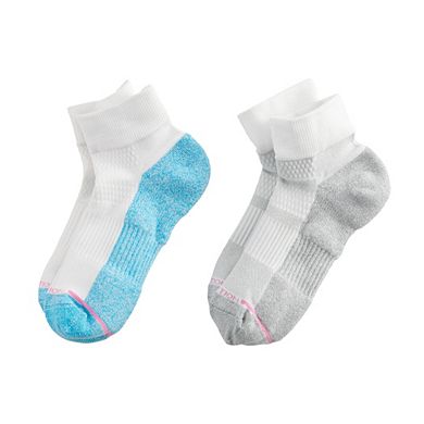 Women's Dr. Motion Everyday Compression Quarter Socks 