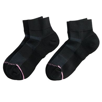 Women's Dr. Motion Everyday Compression Quarter Socks 