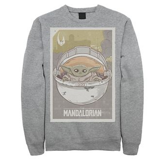 Men's Star Wars The Mandalorian The Child aka Baby Yoda Poster Sweatshirt