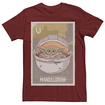 Men's Star Wars The Mandalorian The Child aka Baby Yoda Poster Tee
