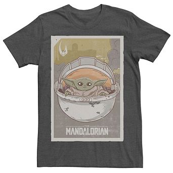 Men's Star Wars The Mandalorian The Child aka Baby Yoda Poster Tee