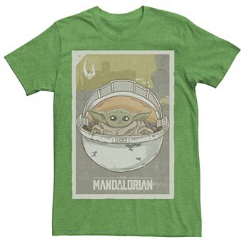 Men's Star Wars The Mandalorian The Child aka Baby Yoda Poster Tee