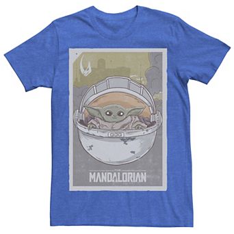 Men's Star Wars The Mandalorian The Child aka Baby Yoda Poster Tee