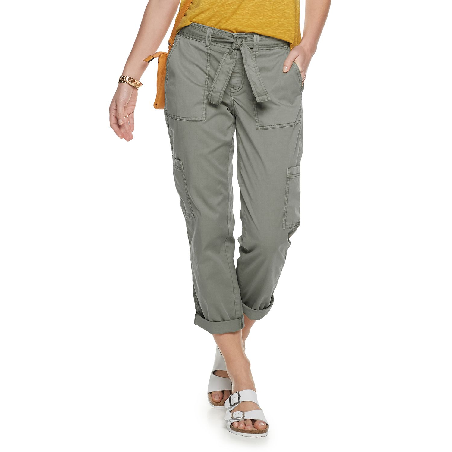 sonoma womens goods for life cargo utility pants