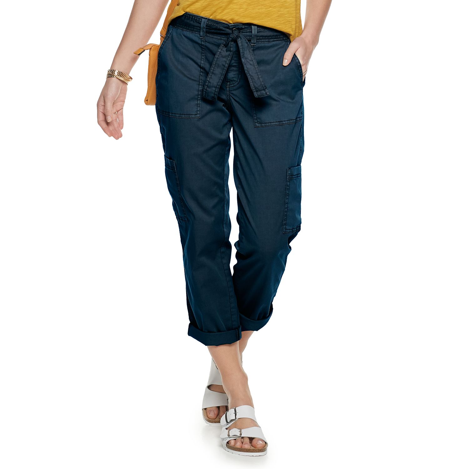 kohls womens cargo pants