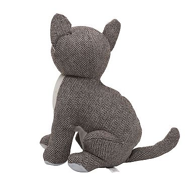 Elements Polyester Plaid Cat Door Stopper, 10-Inch