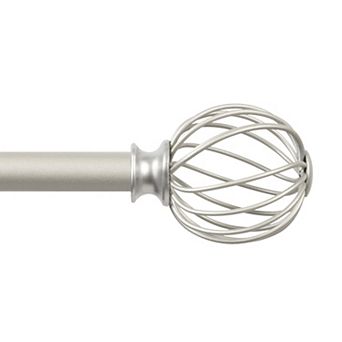 Kenney Fast Fit Swindell 5/8" Decorative Window Curtain Rod