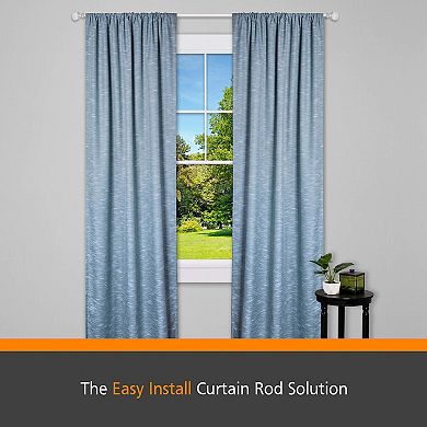 Kenney Fast Fit Swindell 5/8" Decorative Window Curtain Rod