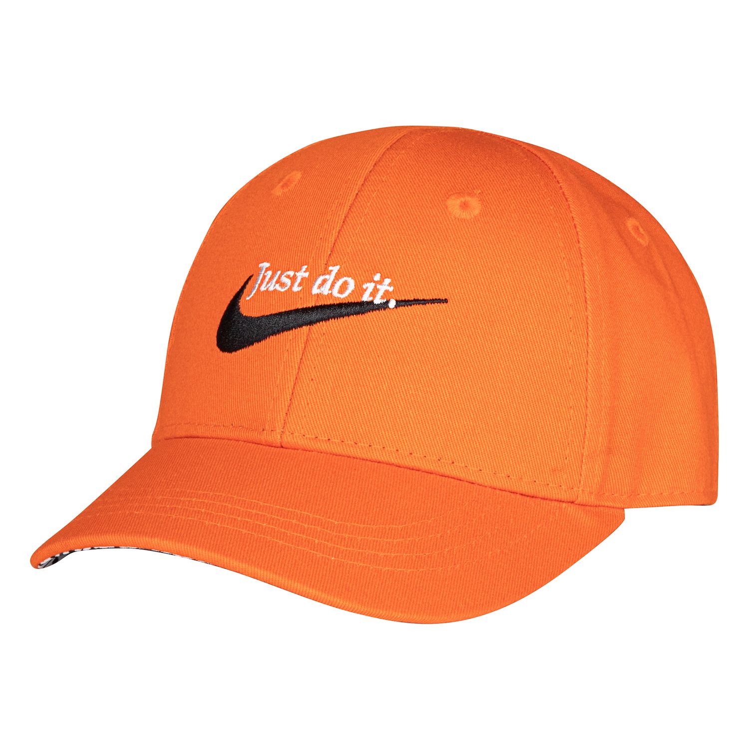 orange and black nike hat