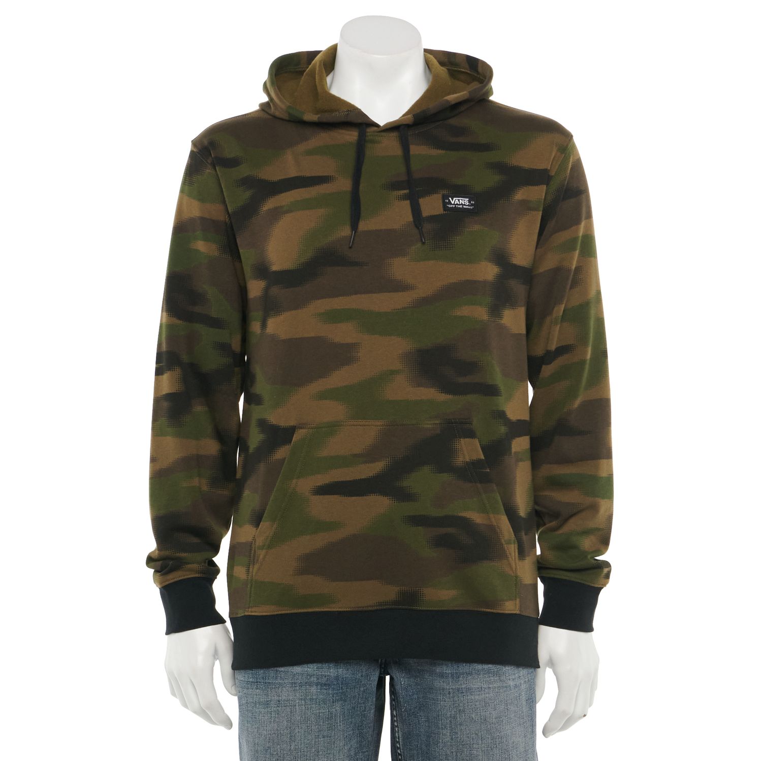 vans camo sweater