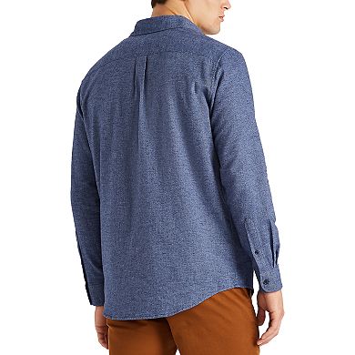 Men's Chaps Classic-Fit Performance Flannel Button-Down Shirt