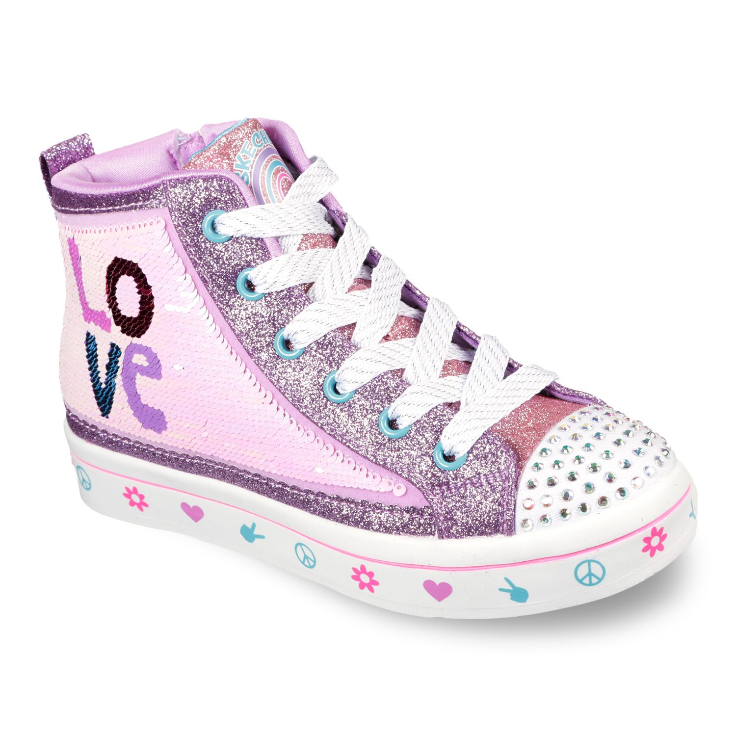 skechers light up unicorn shoes