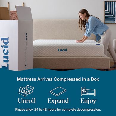 Lucid Dream 10-in. Medium Gel Memory Foam Mattress