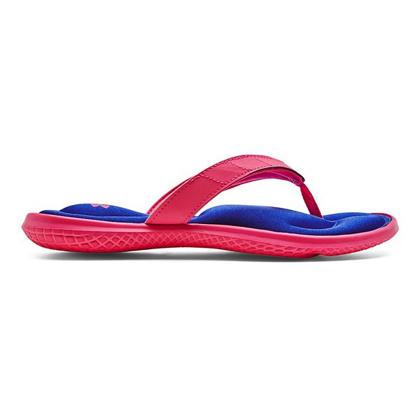 Ladies under store armour flip flops