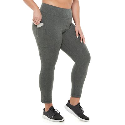 Plus Size Tek Gear Pocket High Waisted 7 8 Leggings