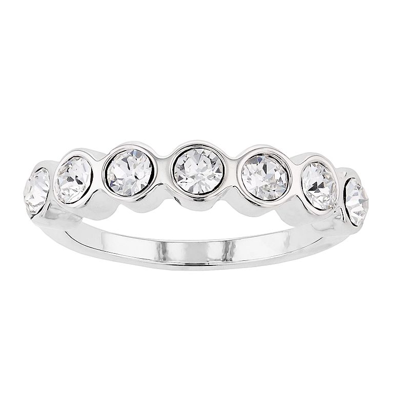70044842 Brilliance Crystal Ring, Womens, Size: 9, White sku 70044842
