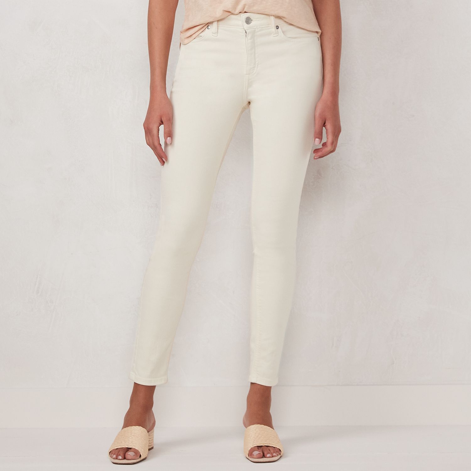 mid rise skinny ankle jeans