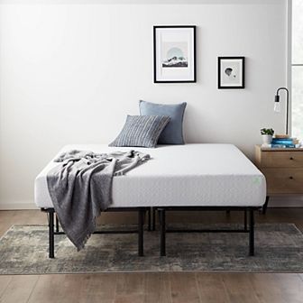 Lucid Dream Collection 8 in Gel Memory Foam Mattress with Platform Bed Frame
