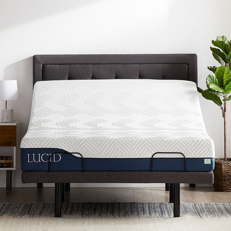 Lucid Dream Collection 10-in. Gel and Aloe Vera Hybrid Mattress with Elevat