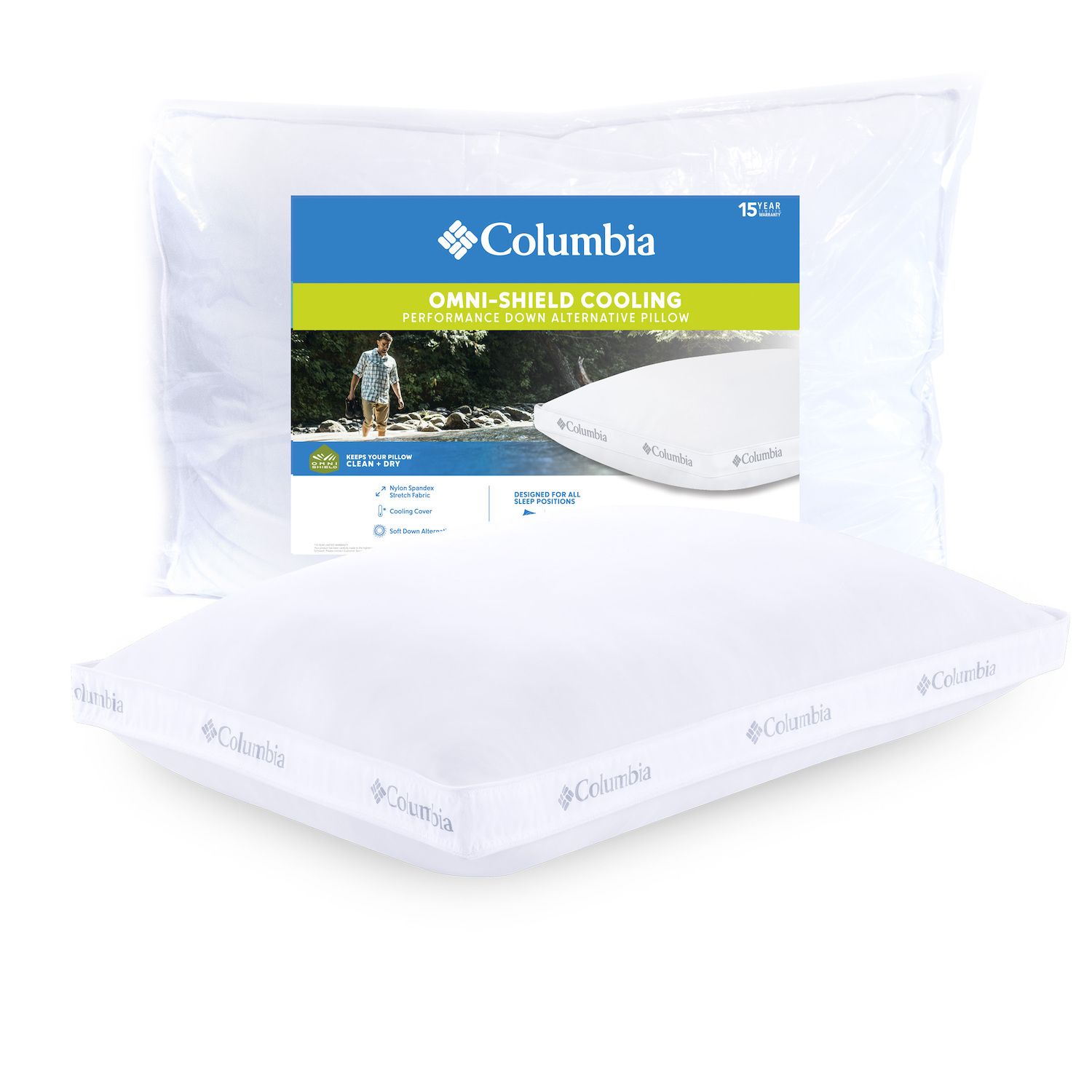 columbia ice fiber pillow king