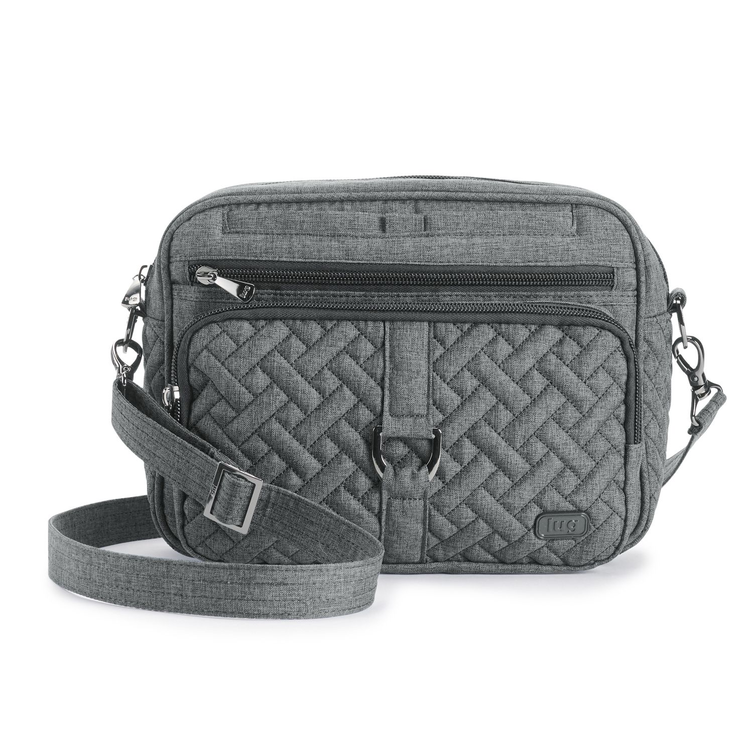 lug shimmy rfid crossbody