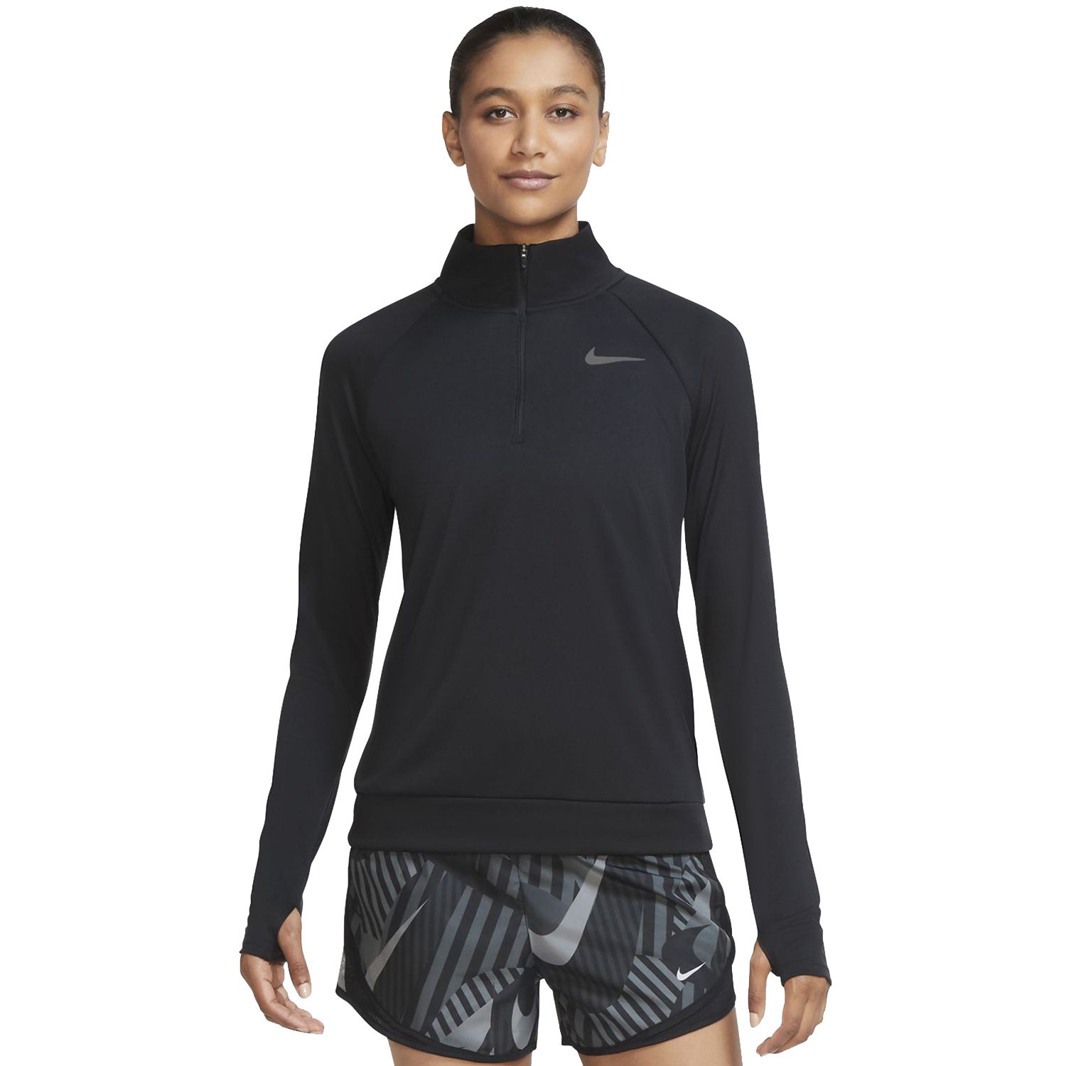 nike short padded jacket with branded waistband