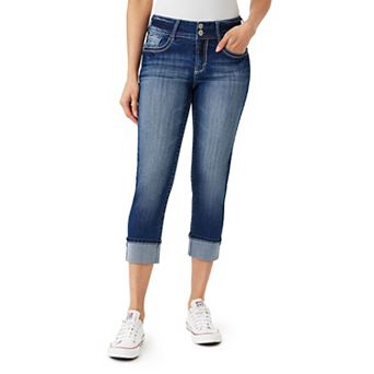 Juniors' WallFlower Insta Soft Ultra Mid-Rise Cropped Jeans