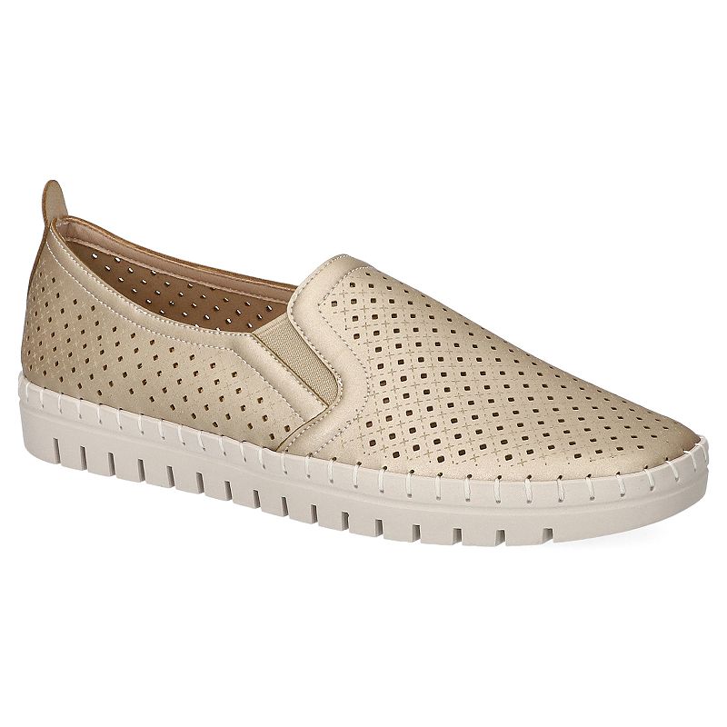 Easy Street Women's Brodie Sneaker - Lightweight Perforated Walking Shoes With Comfort Insole