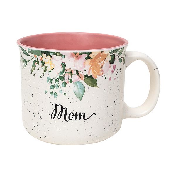 MOM Etched Ceramic Coffee Mug - NAVY – Southern Exchange Company