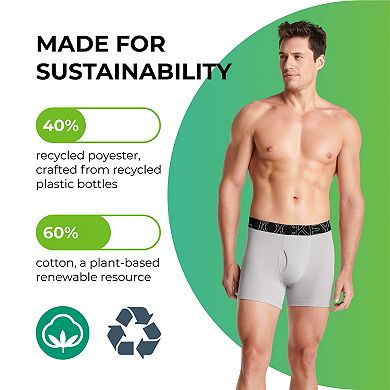 Men's Jockey® ActiveBlend® 4-Pack Boxer Briefs
