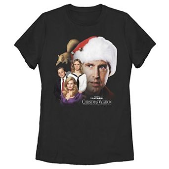 Juniors' National Lampoon's Christmas Vacation Family Portrait Graphic Tee