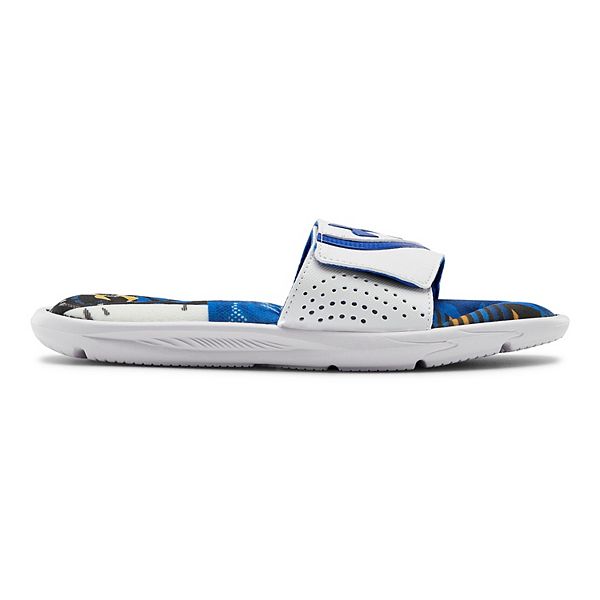 Under Armour Ignite VI Striker PW Grade School Kids' Slide Sandals