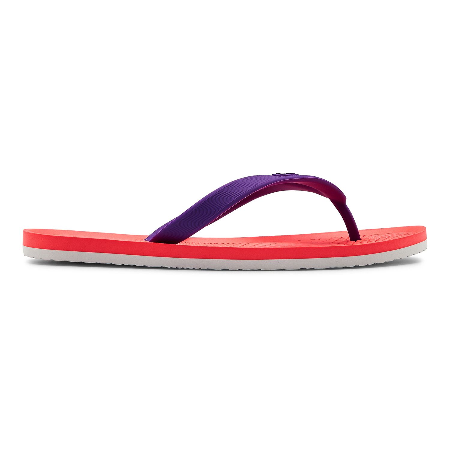 girls under armour flip flops