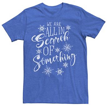 Disney's Frozen 2 Men's In Search Of Something Snowflakes Tee