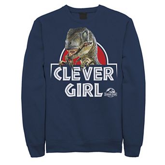 Men's Jurassic Park Velociraptor Real Clever Sweatshirt
