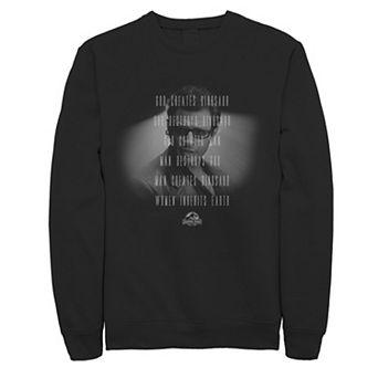 Men's Jurassic Park God Creates Dinosaur Sweatshirt