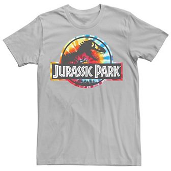 Men's Jurassic Park Tie Dye Circle Logo Tee