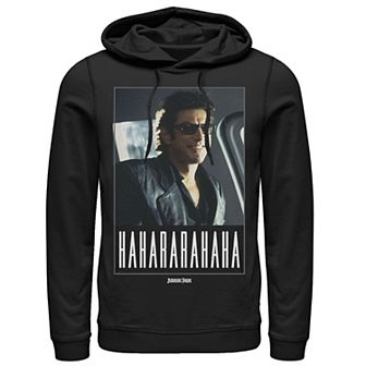 Men's Jurassic Park Ian Malcolm Hahararahaha Hoodie