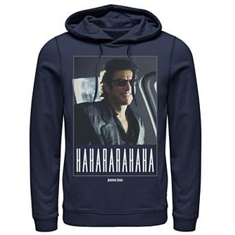Men's Jurassic Park Ian Malcolm Hahararahaha Hoodie