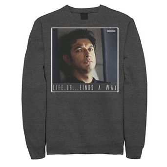 Men's Jurassic Park Ian Malcolm Life Finds A Way Sweatshirt